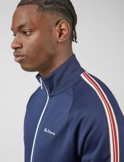 Signature Zip-Through Track Jacket - Marine