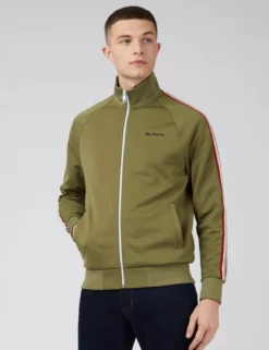 Signature Zip-Through Track Jacket - Loden -clothing Shop 0067887 064 B ycerog