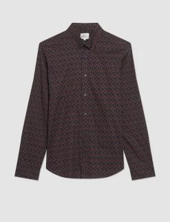 Slim Fit Paisley Print Long-Sleeve Shirt -clothing Shop 0068063 035 F 875bae40 bc41 4596 a3b8 991846b472db