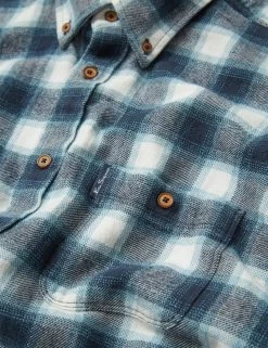 Brushed Ombre Check Long-Sleeve Shirt