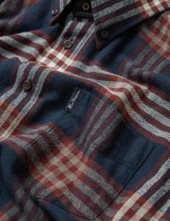 Oversized Brushed Check Long-Sleeve Shirt -clothing Shop 0068090 036 F scaled