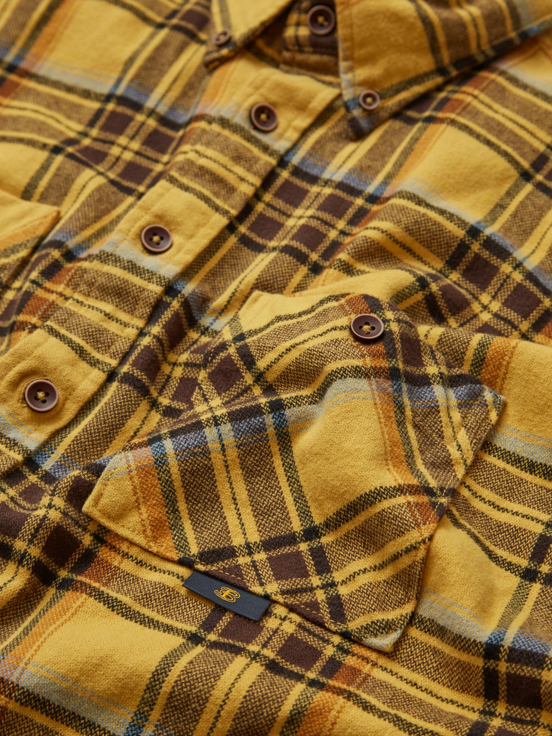 B By Ben Sherman Check Long-Sleeve Overshirt 2 B By Ben Sherman Check Long-Sleeve Overshirt - Image 2