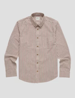 Oxford Stripe Long-Sleeve Shirt - Wine -clothing Shop 0068099 580 D rjisnc scaled