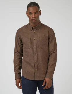 Puppytooth Gingham Long-Sleeve Shirt -clothing Shop 0068101 490 A s9ke0u scaled