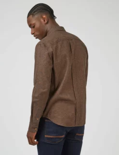 Puppytooth Gingham Long-Sleeve Shirt -clothing Shop 0068101 490 C scaled