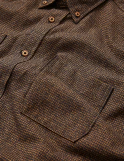 Puppytooth Gingham Long-Sleeve Shirt