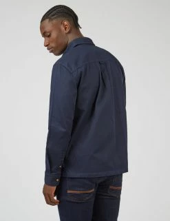 Cotton Twill Long-Sleeve Overshirt 12 Cotton Twill Long-Sleeve Overshirt -clothing Shop 0068114 025 C scaled