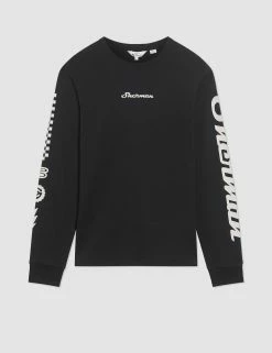 B By Ben Sherman Long-Sleeve Racer Graphic Tee