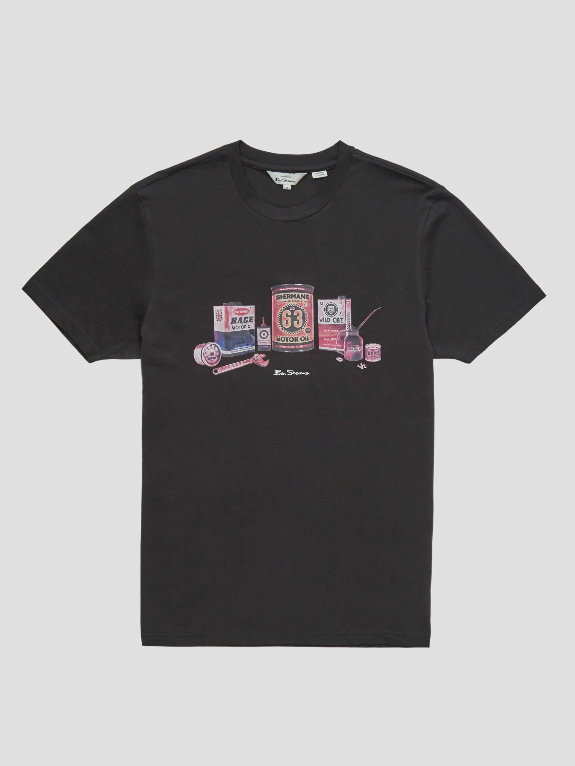 Organic Jersey Chest-Print Graphic Tee 2 Organic Jersey Chest-Print Graphic Tee - Image 2