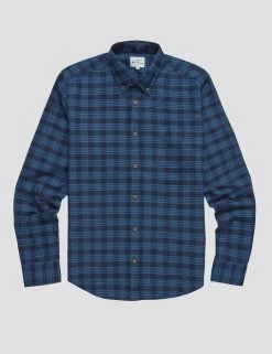 Indigo Gingham Check Long-Sleeve Shirt -clothing Shop 0068588 026 D xn3jr8 scaled