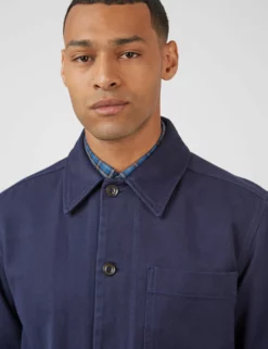 Casual Twill Workwear Jacket - Marine -clothing Shop 0068593 035 E scaled