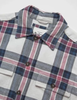 Casual Twill Plaid Workwear Jacket -clothing Shop 0068594 010 F scaled