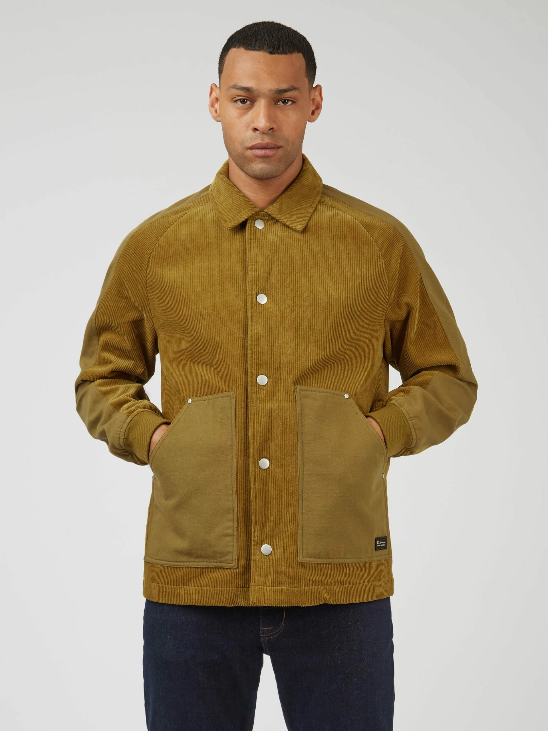 Corduroy Colorblock Workwear Jacket 7 Corduroy Colorblock Workwear Jacket - Image 7