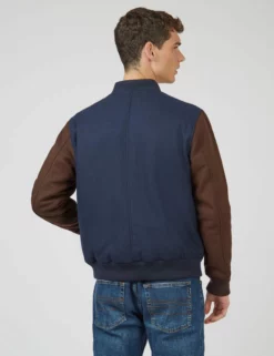 Colorblock Wool Blend Bomber Jacket -clothing Shop 0068600 036 C scaled