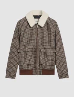 Heritage Check Wool Blend Jacket 13 Heritage Check Wool Blend Jacket -clothing Shop 0068604 310 F