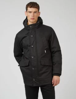 Water Resistant Smart Parka - Black