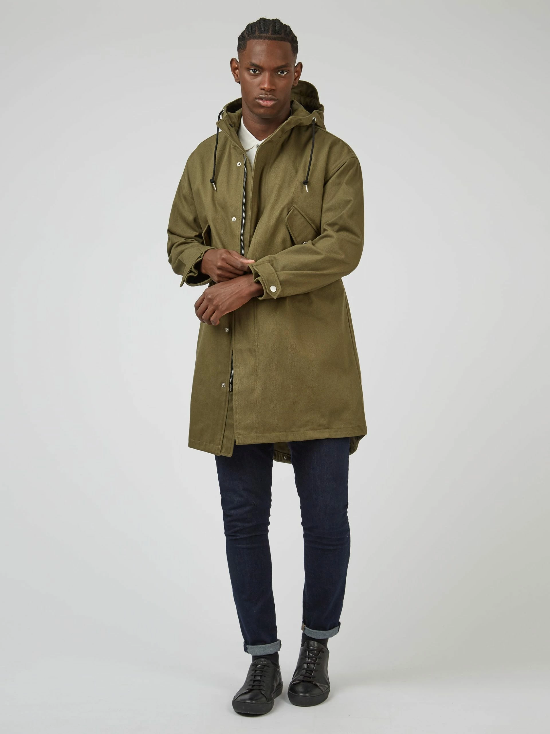 Fishtail-Hem Adjustable Parka 6 Fishtail-Hem Adjustable Parka - Image 6