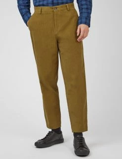 Tapered Corduroy Trouser - Bronze