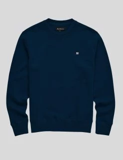 B By Ben Sherman Crewneck Sweatshirt - Marine -clothing Shop 0069704 541 D lqrf2k scaled