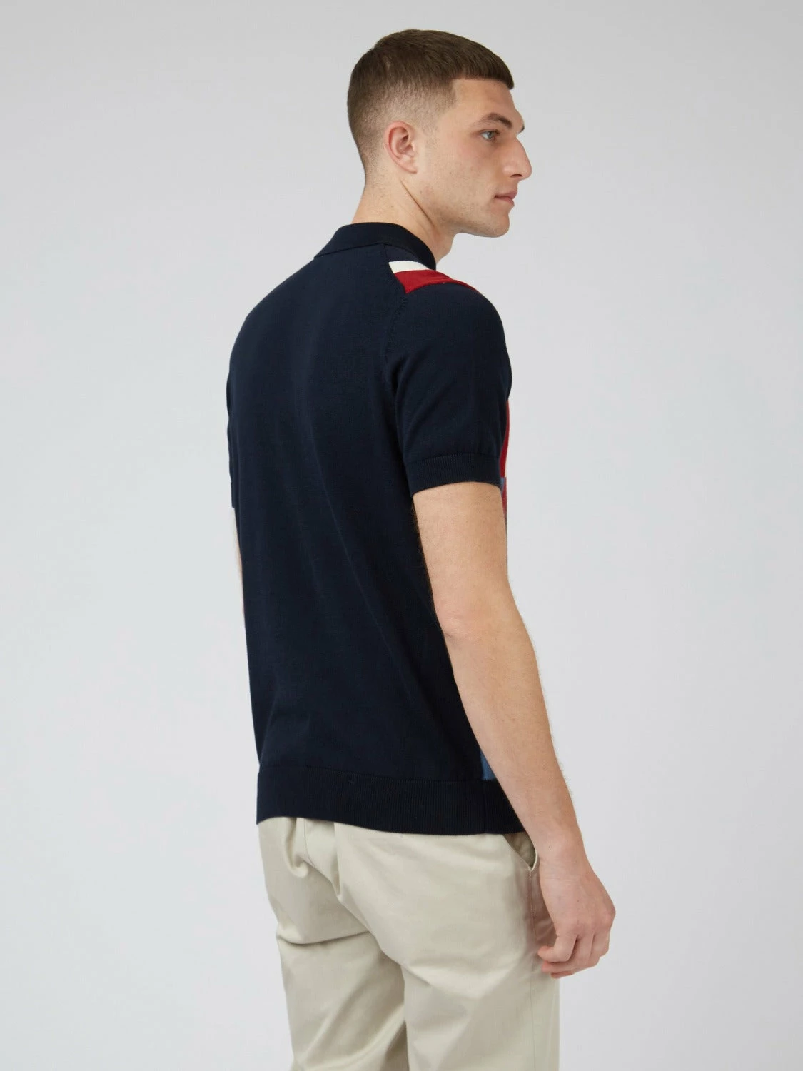 Signature Colorblock Mod Knit Polo 6 Signature Colorblock Mod Knit Polo - Image 6