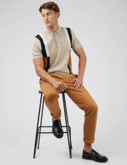Signature Colorblock Mod Knit Polo - Sand -clothing Shop 0070750 310 B tdsgpp 096d7825 cd56 4416 9b71 458d1ae83340