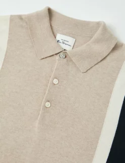 Signature Colorblock Mod Knit Polo - Sand -clothing Shop 0070750 310 G tohp9s 64240942 2e0e 4c1e afc8 bb361fbc59a6