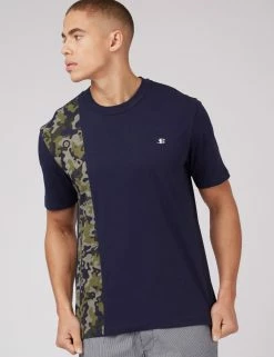 B By Ben Sherman Camo Print Tee