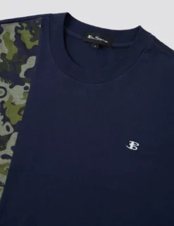 B By Ben Sherman Camo Print Tee -clothing Shop 0070762 035 F hxgsm8