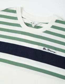 Signature Jersey Stripe Tee - White 8 Signature Jersey Stripe Tee - White -clothing Shop 0070763 002 F z06nao