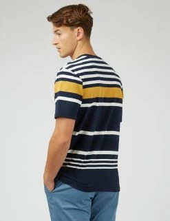 Signature Jersey Stripe Tee - Navy 9 Signature Jersey Stripe Tee - Navy -clothing Shop 0070763 025 C fswb63