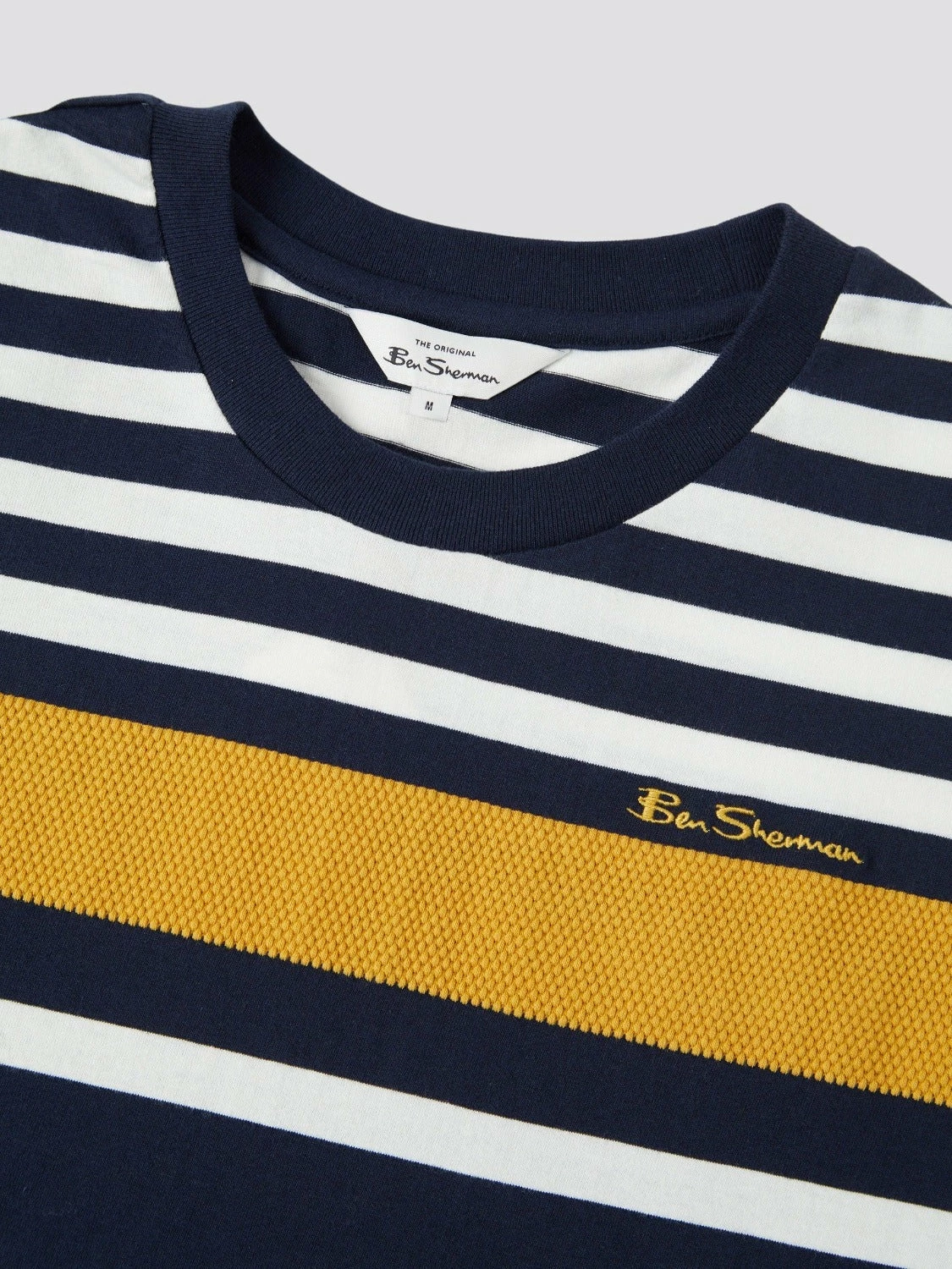 Signature Jersey Stripe Tee - Navy 1 Signature Jersey Stripe Tee - Navy