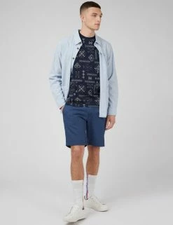 Geo Print Graphic Tee - Navy -clothing Shop 0070765 025 B ynyf7u