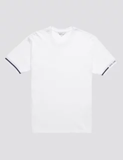 Signature Cotton Embroidered Cuff Tee 11 Signature Cotton Embroidered Cuff Tee -clothing Shop 0070768 010 D n8ertn