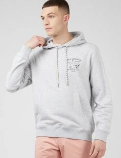 Brighton Records Graphic Hoodie - Steel