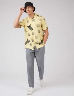 B By Ben Sherman Bird Print Shirt -clothing Shop 0071107 440 B frq2xg