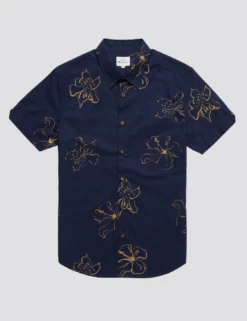 Hibiscus Flower Print Shirt -clothing Shop 0071108 035 D lwfm8n