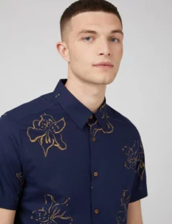 Hibiscus Flower Print Shirt
