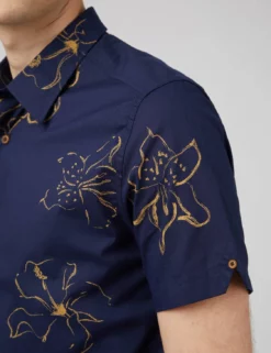 Hibiscus Flower Print Shirt -clothing Shop 0071108 035 F nwxfzv