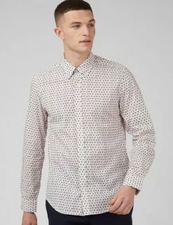 Mod Dash Print Long-Sleeve Shirt