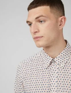 Mod Dash Print Long-Sleeve Shirt -clothing Shop 0071109 002 E oqrkgn