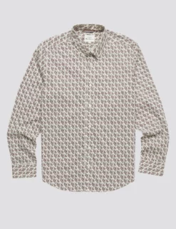 Mod Block Botanical Print Shirt -clothing Shop 0071111 039 D c96vir