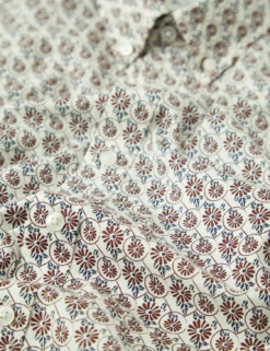 Mod Block Botanical Print Shirt