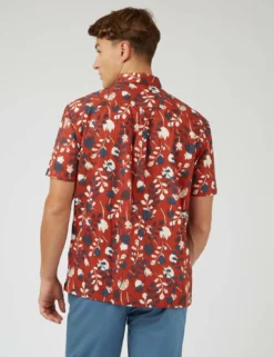 Floral Print Casual Short-Sleeve Shirt -clothing Shop 0071112 330 C rr63f5