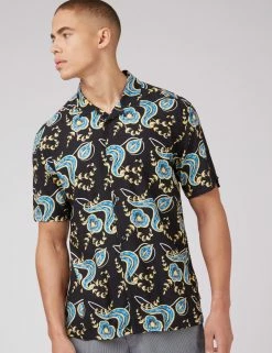 B By Ben Sherman Floral Print Shirt -clothing Shop 0071120 290 A wyuvmx
