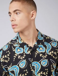 B By Ben Sherman Floral Print Shirt -clothing Shop 0071120 290 E w1hkit