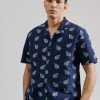 Paisley Print Lightweight Seersucker Shirt