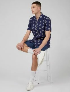 Paisley Print Lightweight Seersucker Shirt -clothing Shop 0071122 035 B zywtrb scaled