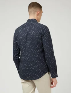 Scattered Spot Print Long-Sleeve Shirt -clothing Shop 0071123 036 C rjst0t