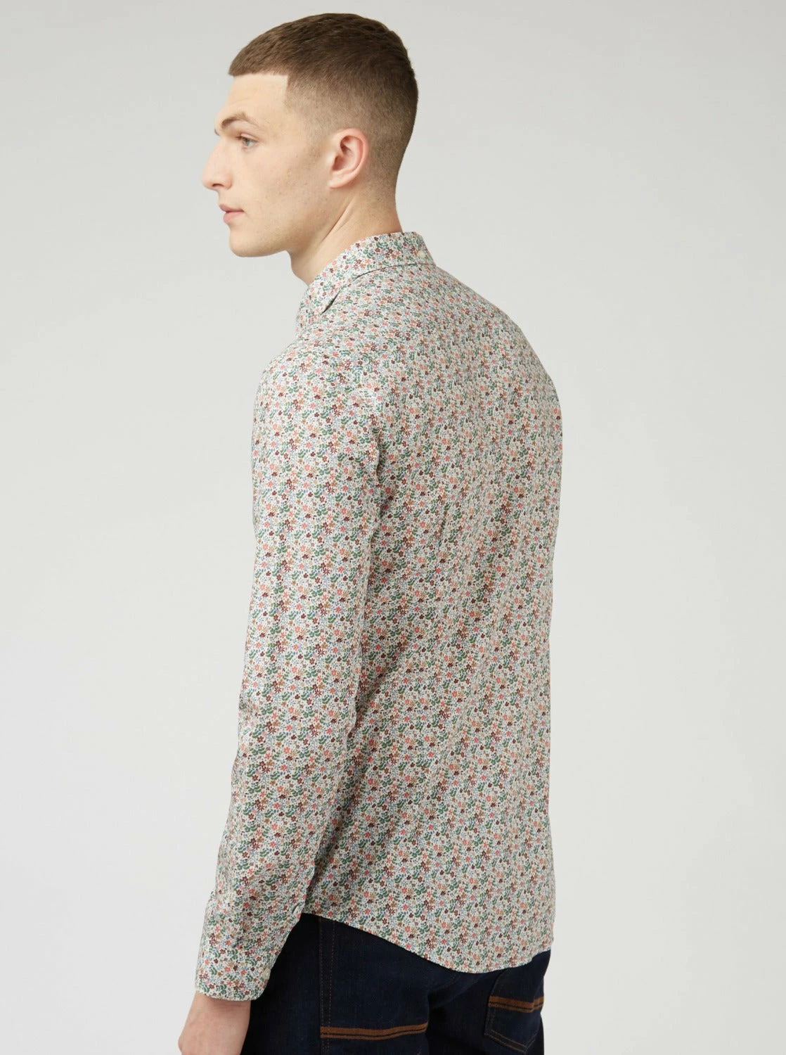 Floral Print Long-Sleeve Shirt 4 Floral Print Long-Sleeve Shirt - Image 4