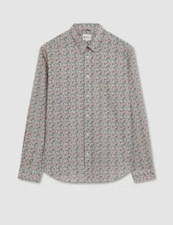 Floral Print Long-Sleeve Shirt 10 Floral Print Long-Sleeve Shirt -clothing Shop 0071128 002 FL fjsd0h